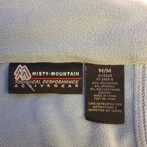 Misty Mountain blue-grey zip up activewear jacket - Picture 7 of 8
